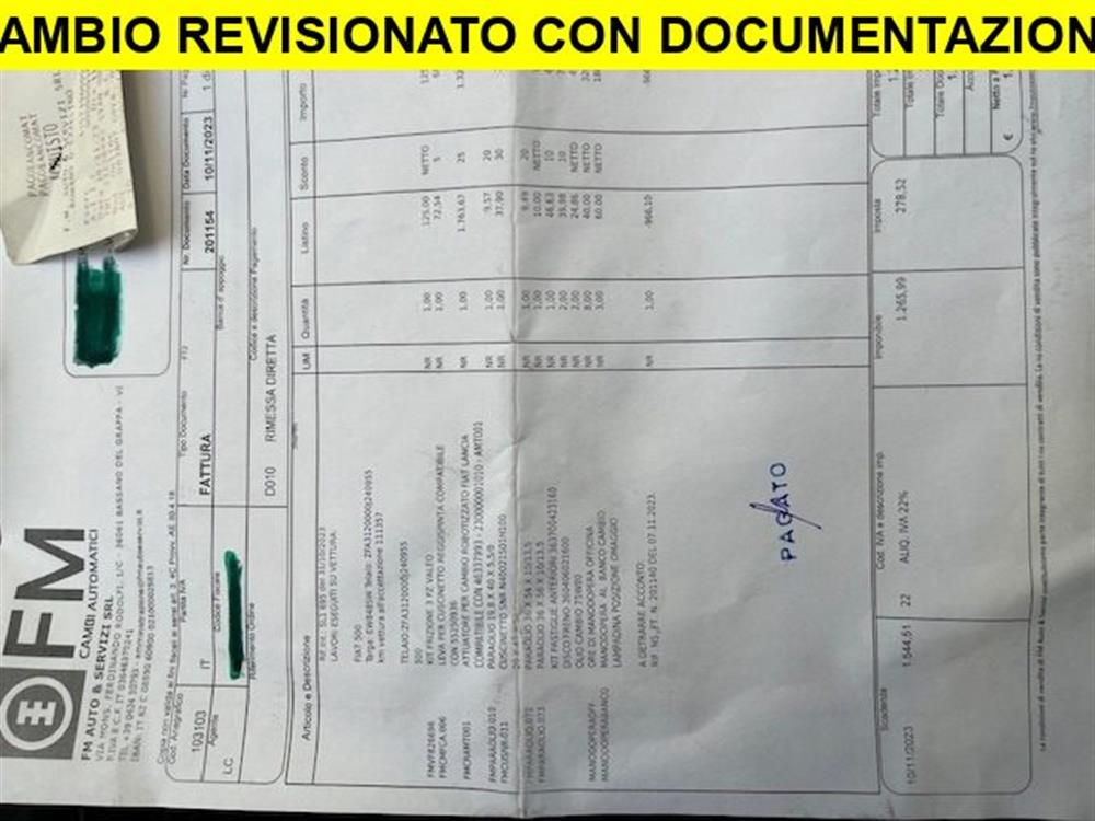 500   500 1.2 Lounge Automatic