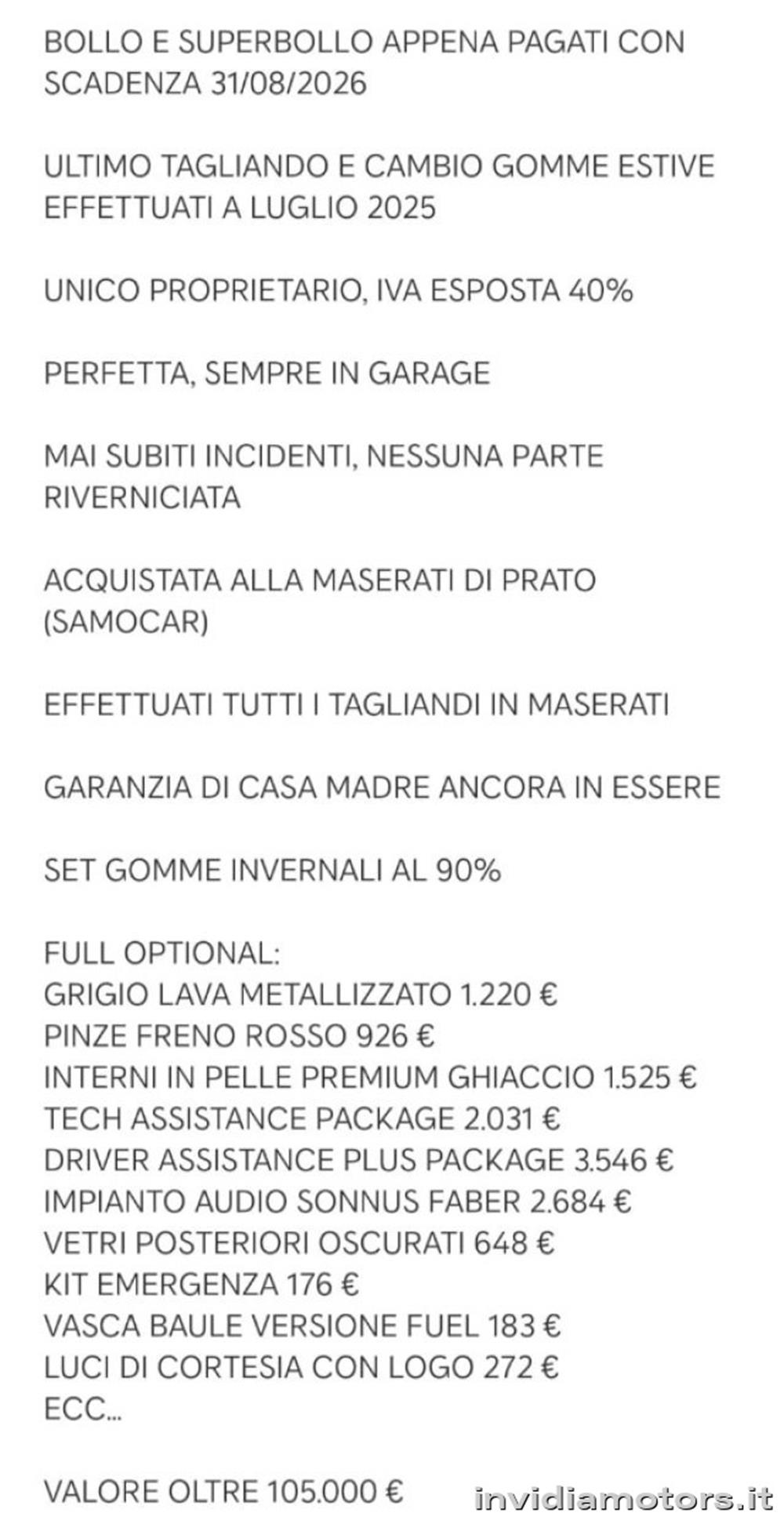 Grecale   Grecale 330 CV AWD Modena