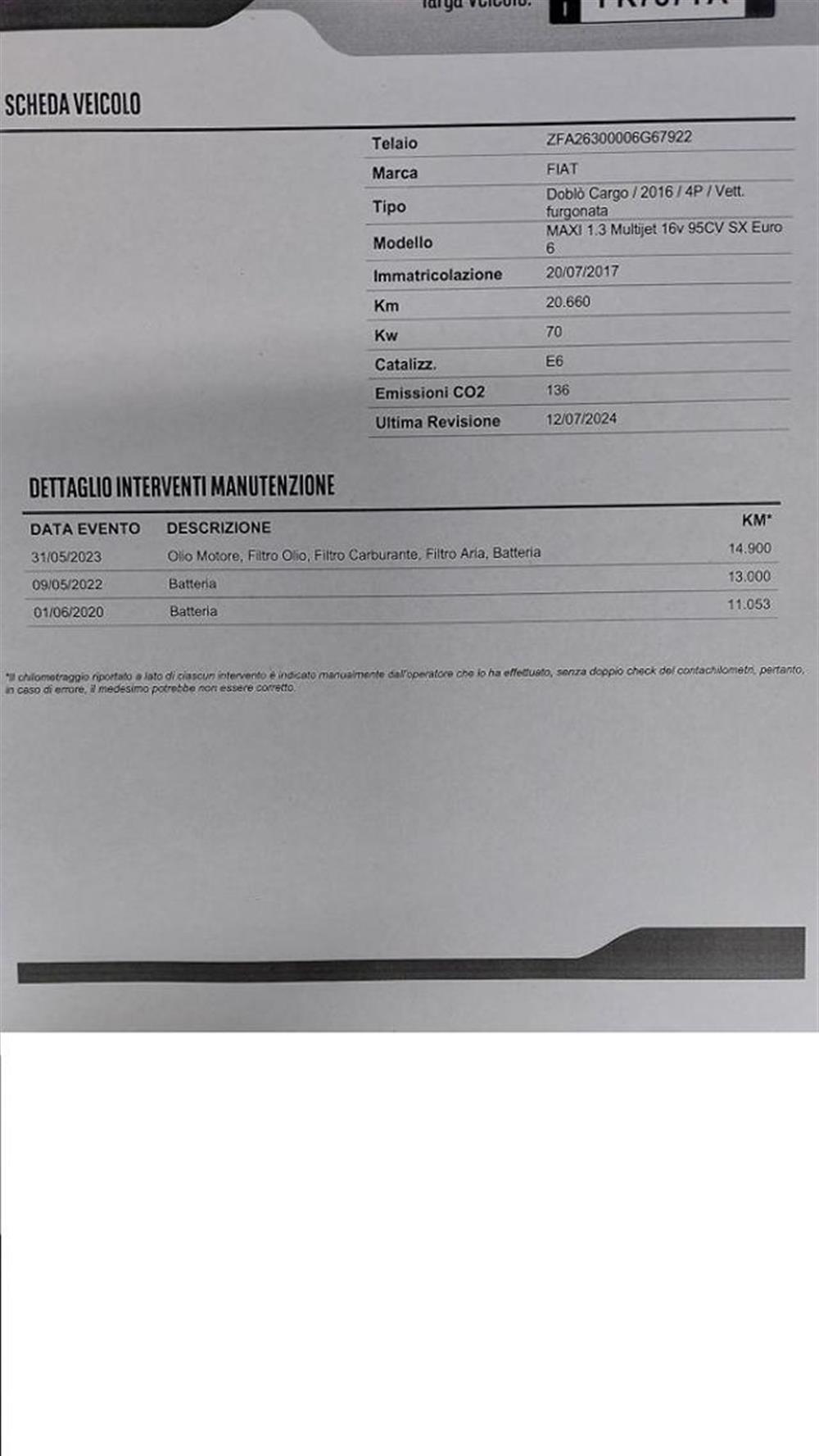 Doblo   Doblo Doblò 1.3 MJT  Cargo