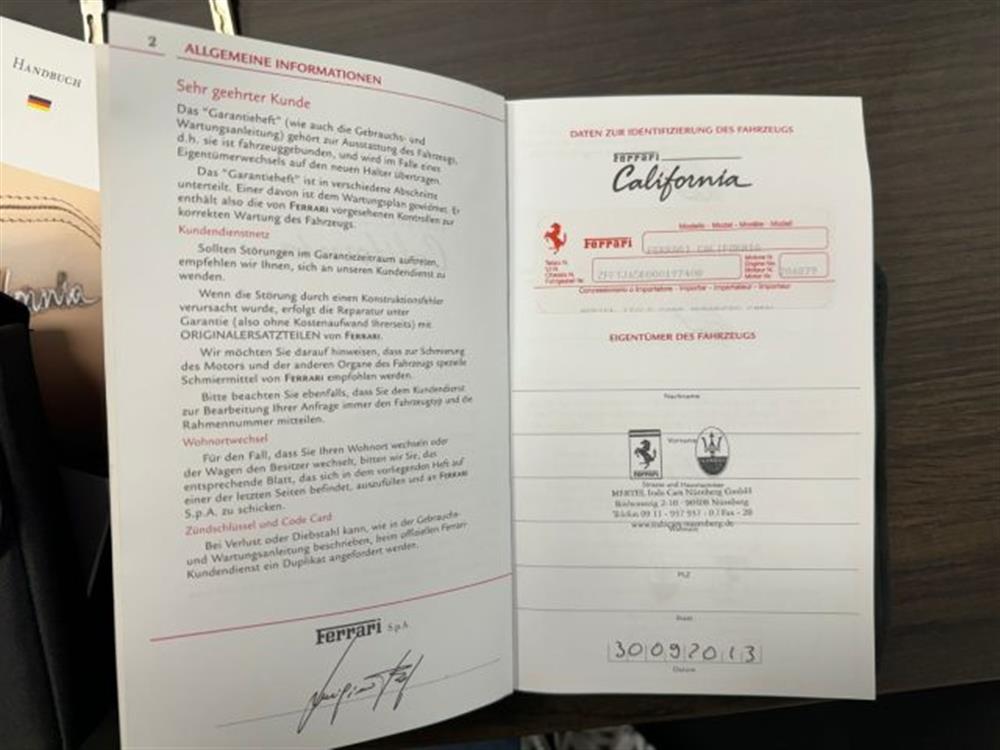 California California 30 Handling Speciale