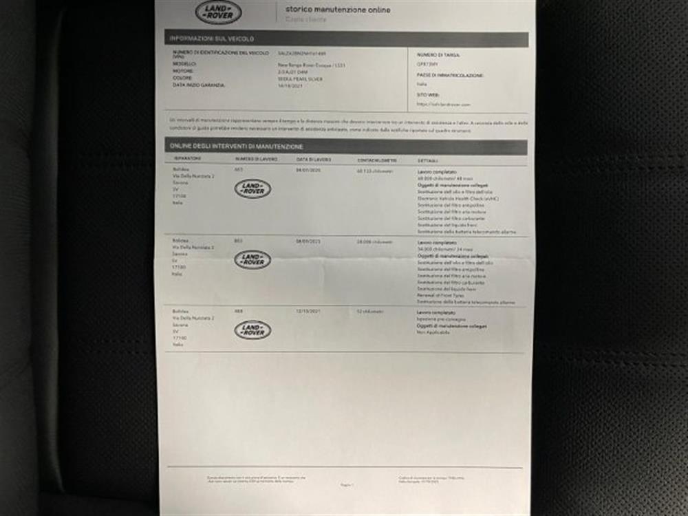 Range Rover Evoque Range Rover Evoque 2.0 diesel/ibrido 2