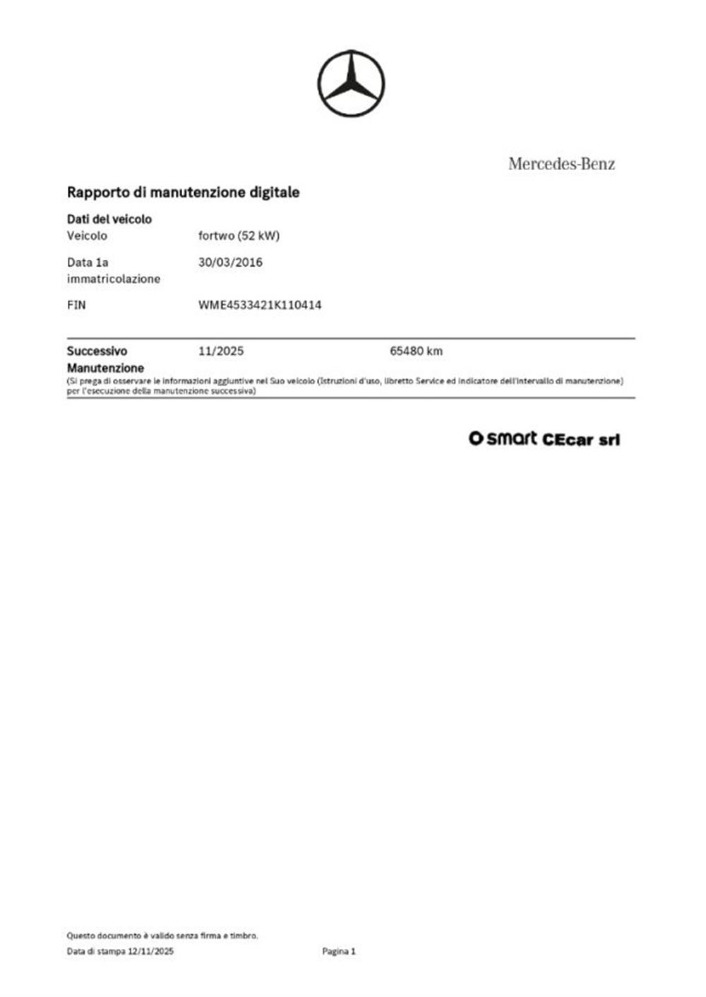 ForTwo ForTwo 70 1.0 TWINAMIC PASS