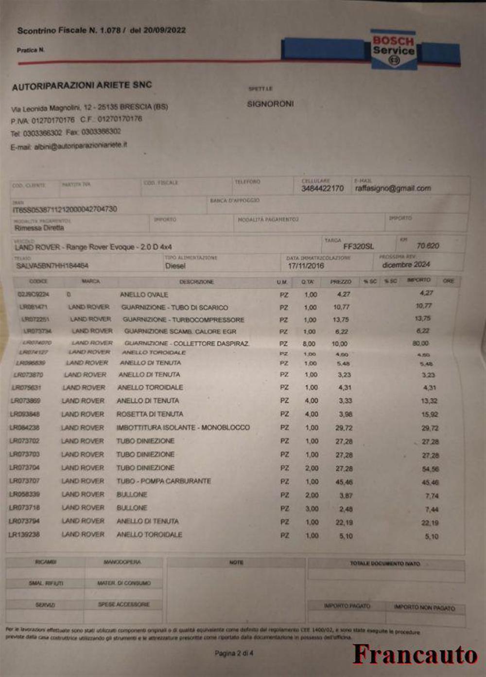 Range Rover Evoque Range Rover Evoque 2.0 TD4 150 CV Conve