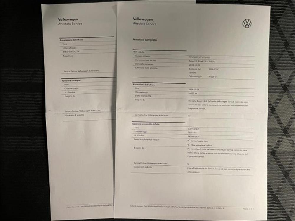 Taigo Taigo 1.0 benzina 110cv.