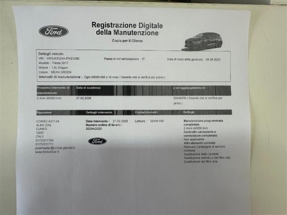 Fiesta Fiesta 1.500 BENZINA 200cv.