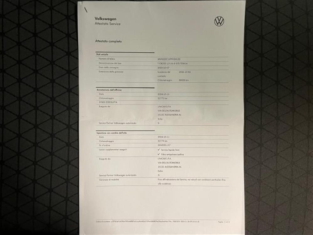 T-Cross T-Cross 1.0 benzina 95cv. S