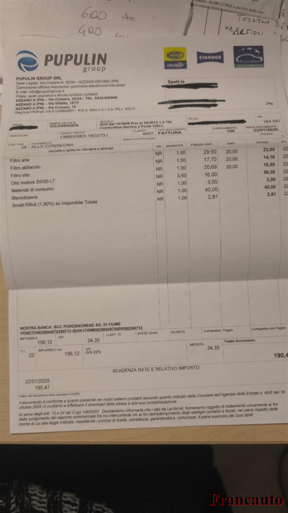 Golf Golf 1.4 TSI 122CV 5p. Hi