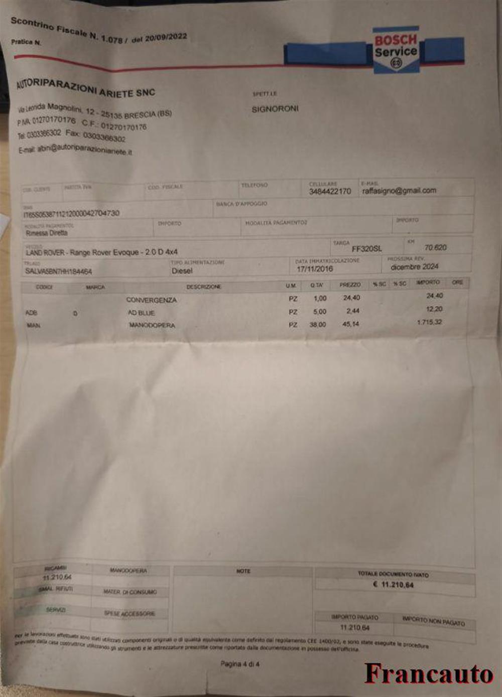 Range Rover Evoque Range Rover Evoque 2.0 TD4 150 CV Conve