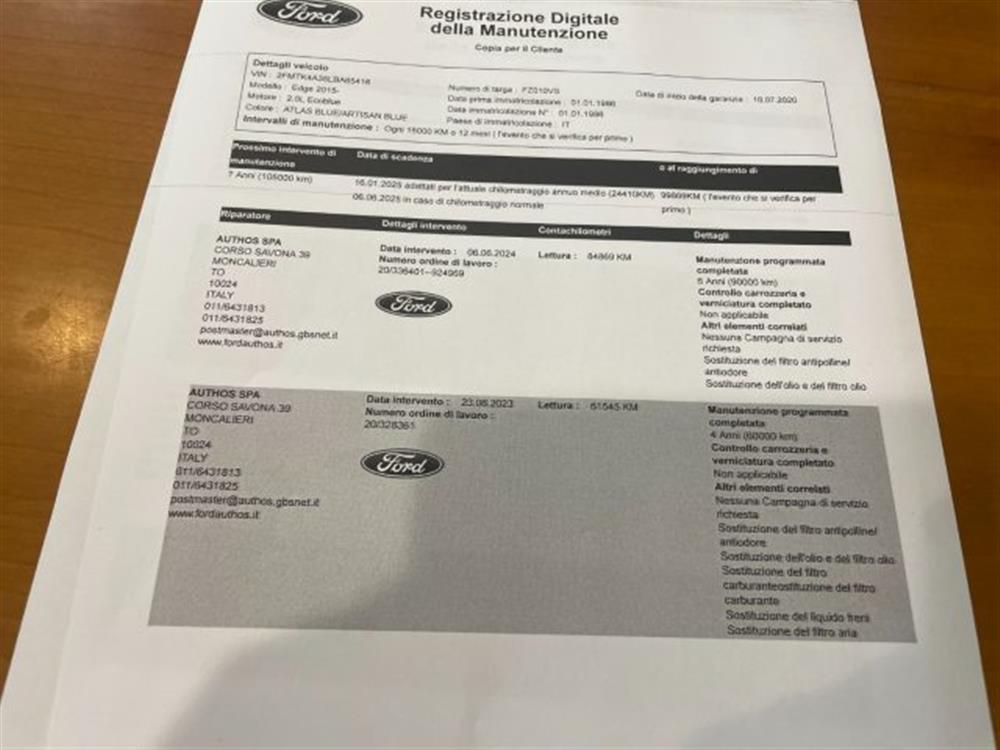 Edge Edge 2.0 TDCI 238 CV AWD