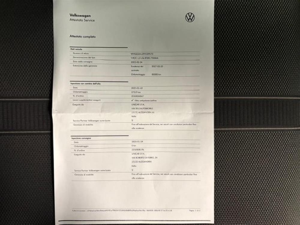 T-Roc T-Roc 1.0 benzina 110cv.