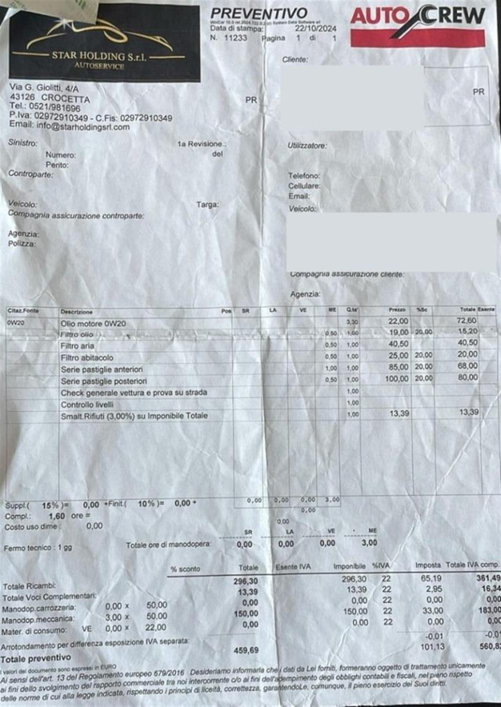 500X 500X 1.0 T3 120 CV NEOPAT