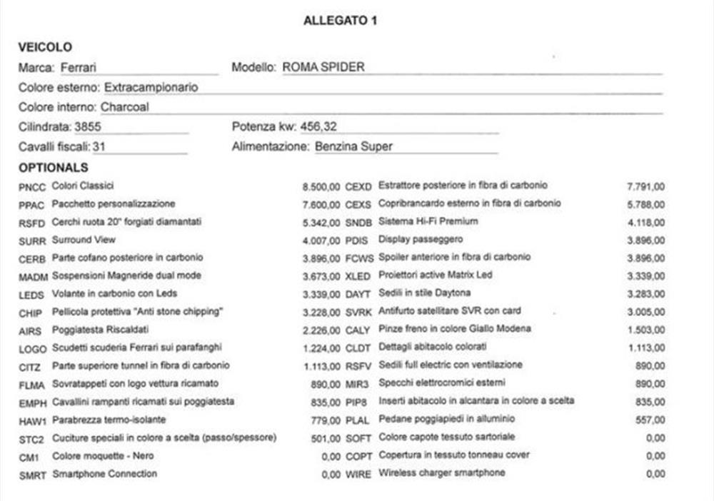 Roma Roma 3.9 F1 dct - LEASING