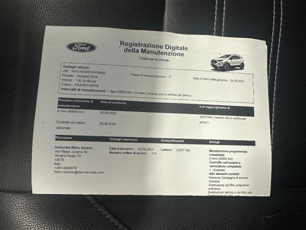 EcoSport EcoSport 1.000 BENZINA 125 CV