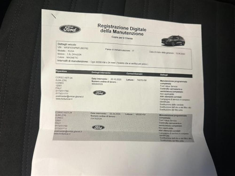 Kuga Kuga 1.500 BENZINA 150 CV