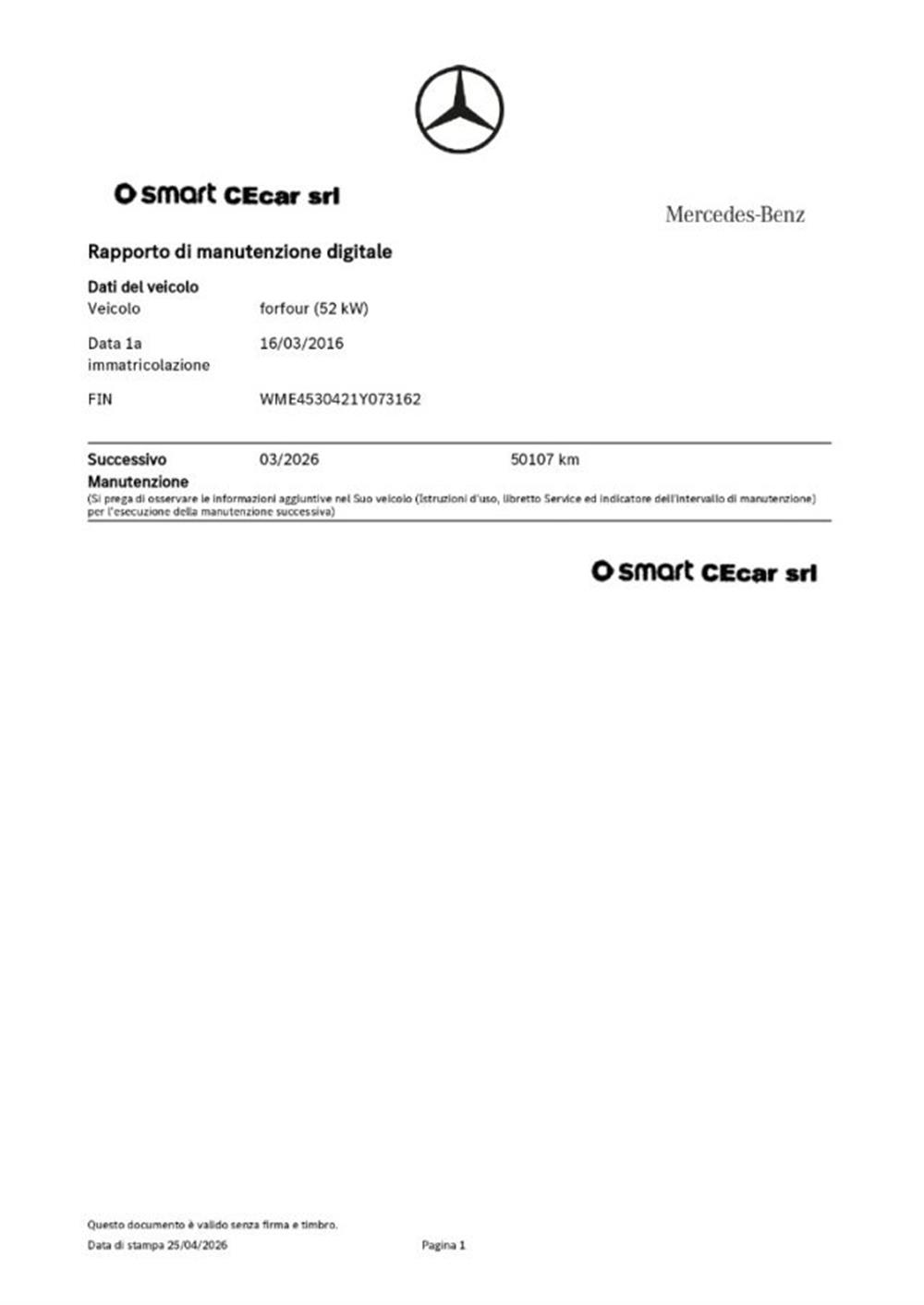 ForFour ForFour 70 AUT. PASSION+UNIC