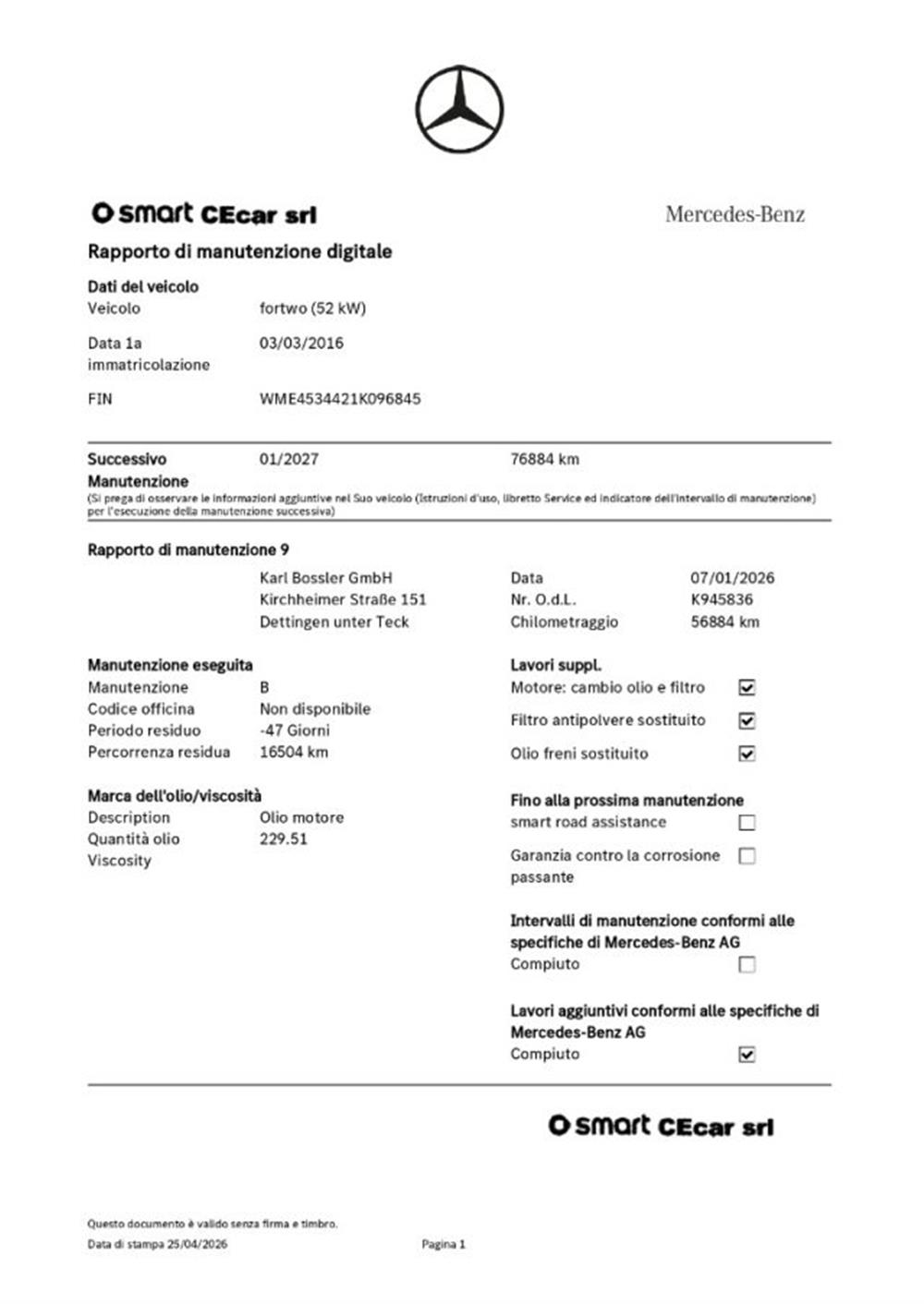 ForTwo ForTwo 70 1.0 twinamic cabr