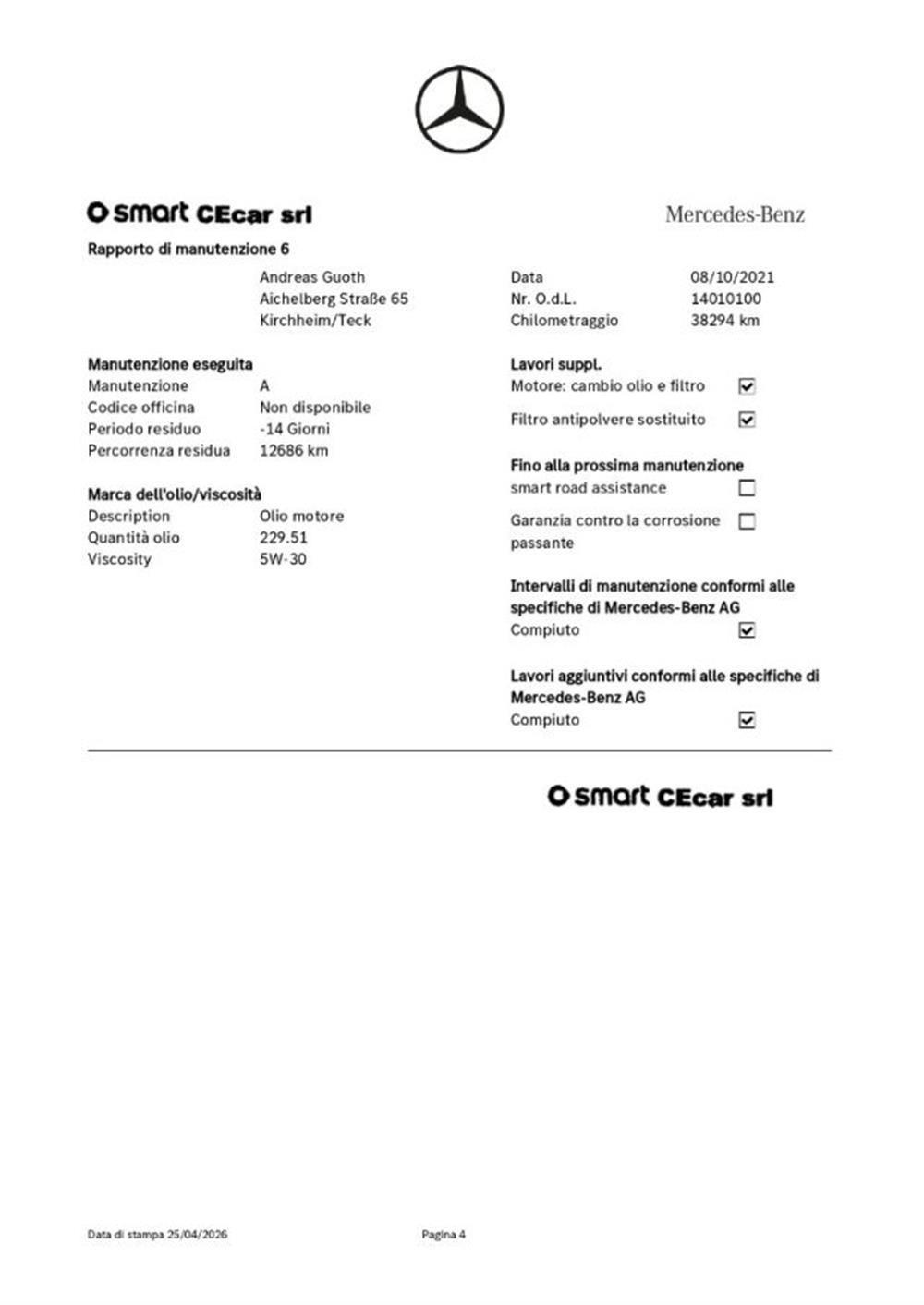 ForTwo ForTwo 70 1.0 twinamic cabr