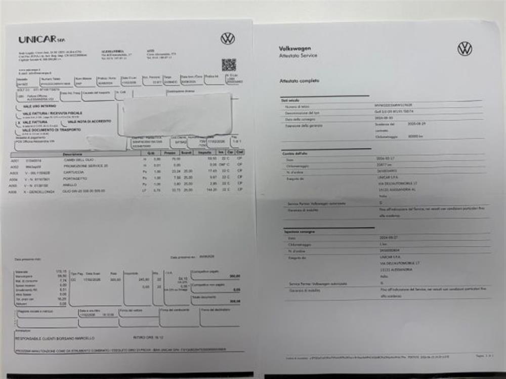 Golf GTI Golf GTI 2.0 benzina 265cv.