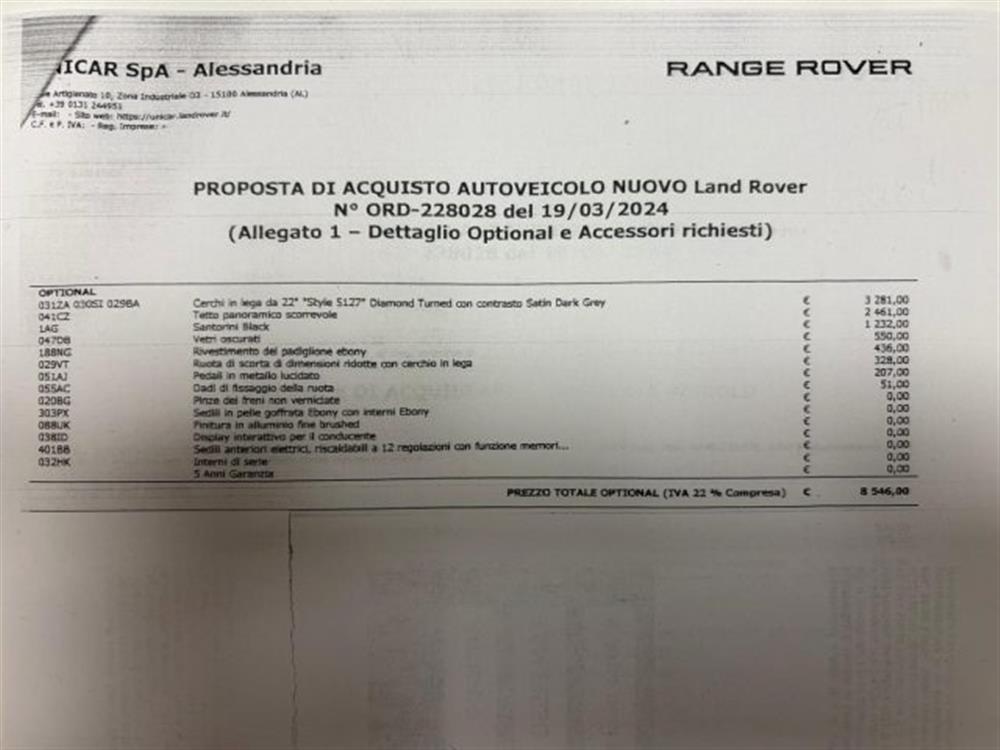 Range Rover Sport Range Rover Sport 3.0 ibrido/diesel 24