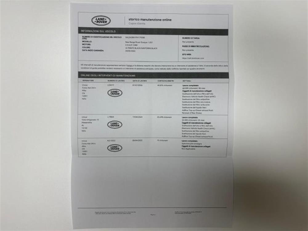 Range Rover Evoque Range Rover Evoque 2.0 ibrido/diesel 16