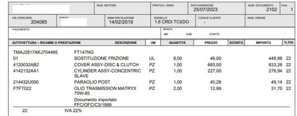 Tucson Tucson 1.6 CRDi MOTORE SOST