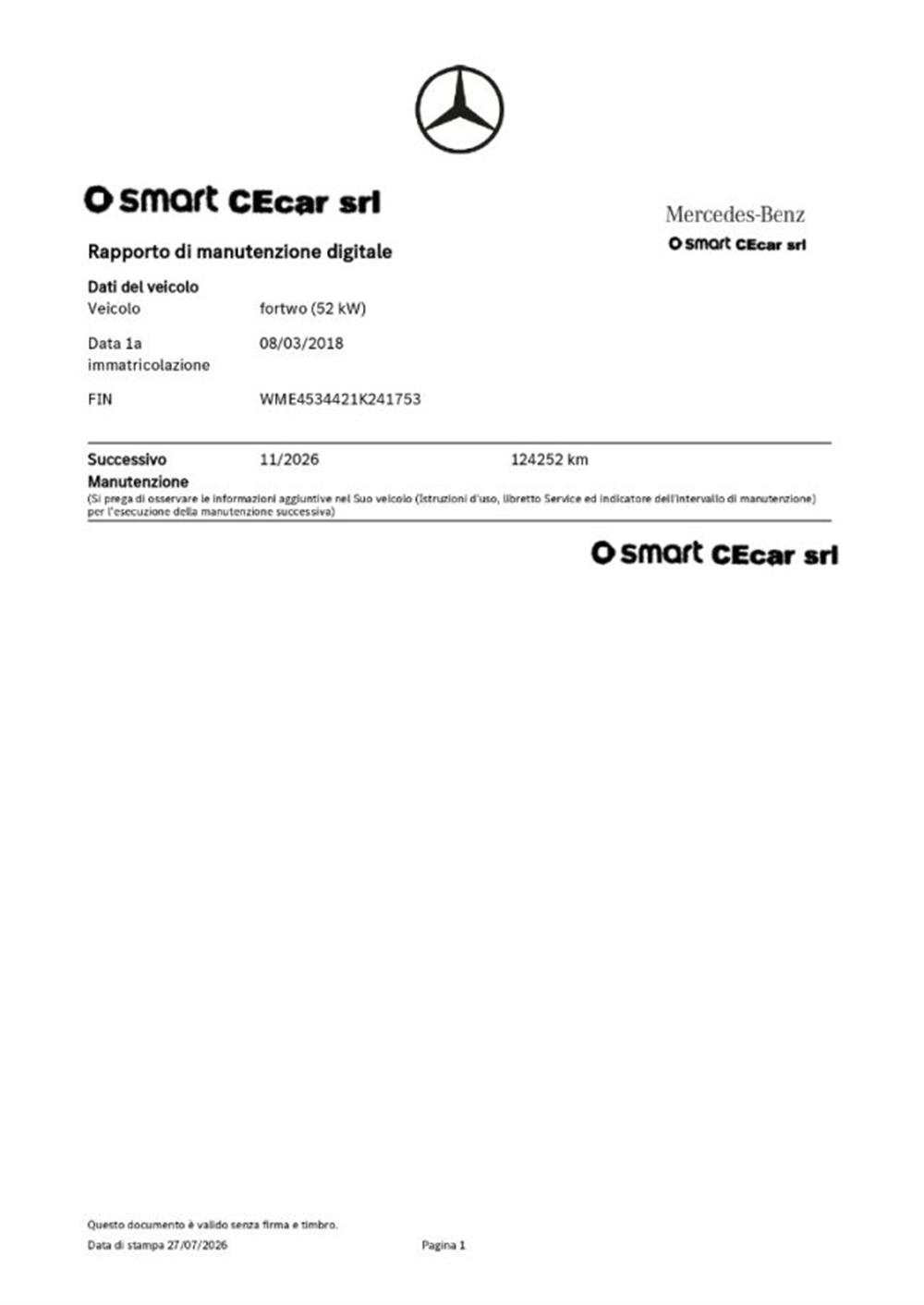 ForTwo ForTwo CABRIO PRIME AUT.+ N