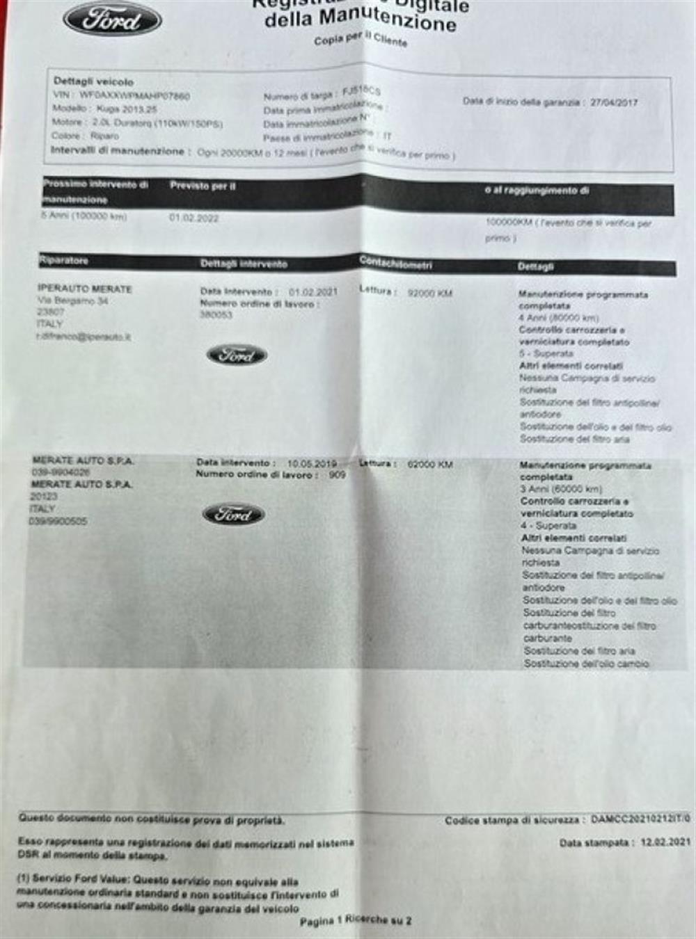 Kuga Kuga 2.0 TDCI 150 CV 4WD