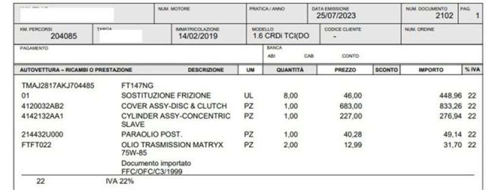 Tucson Tucson 1.6 CRDi MOTORE SOST