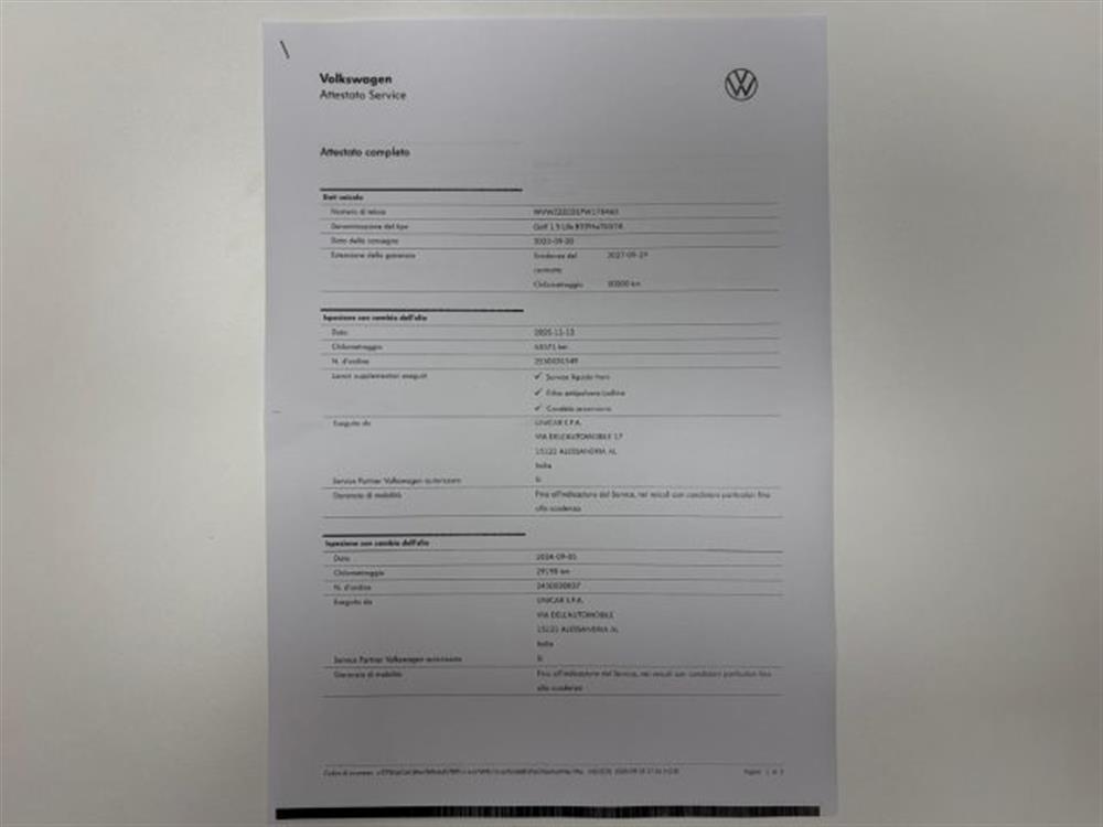 Golf Golf 1.5 ibrida/benzina 1