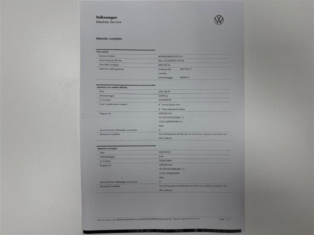 Polo Polo 1.0 Benzina 95cv.