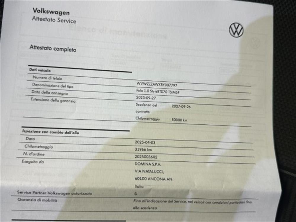Polo Polo 1.000 BENZINA 95 CV