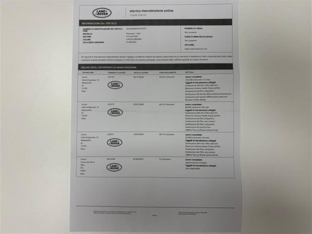 Discovery Discovery 3.0 ibrido/diesel 2