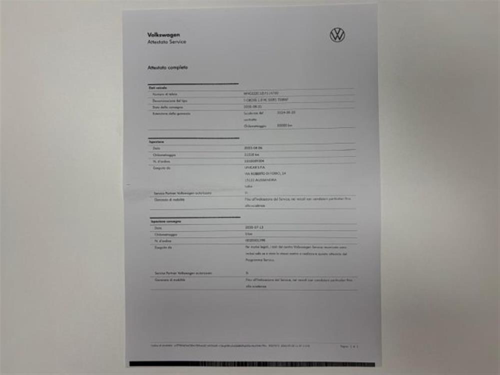 T-Cross T-Cross 1.0 Benzina 115cv.