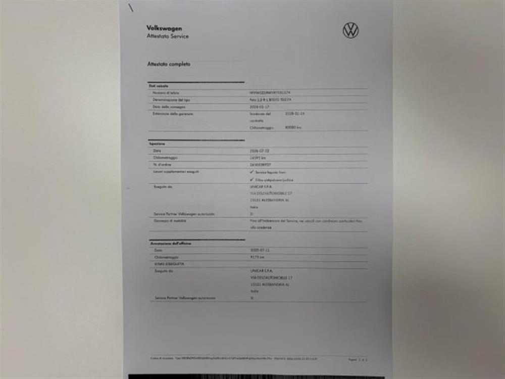 Polo Polo 1.0 Benzina 95cv. C