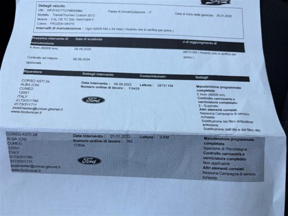 Transit Custom Transit Custom 300 L2H2 2.0TDCI 130