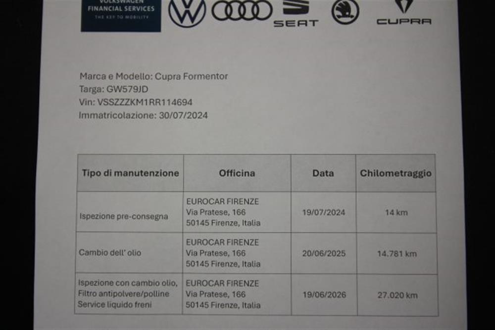 Formentor Formentor 1.4 e-Hybrid DSG - P