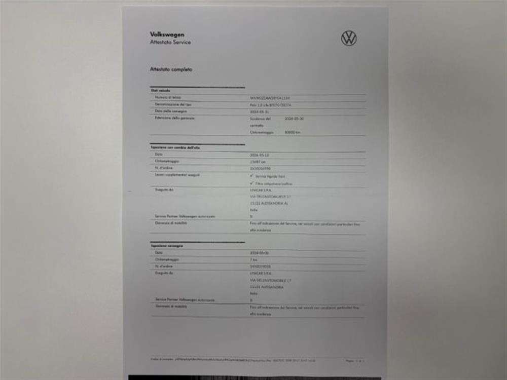 Polo Polo 1.0 Benzina 95cv. Ca